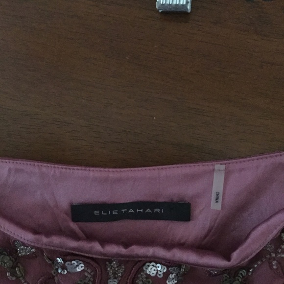 Elie Tahari pink beaded skirt, 4 - Picture 3 of 3